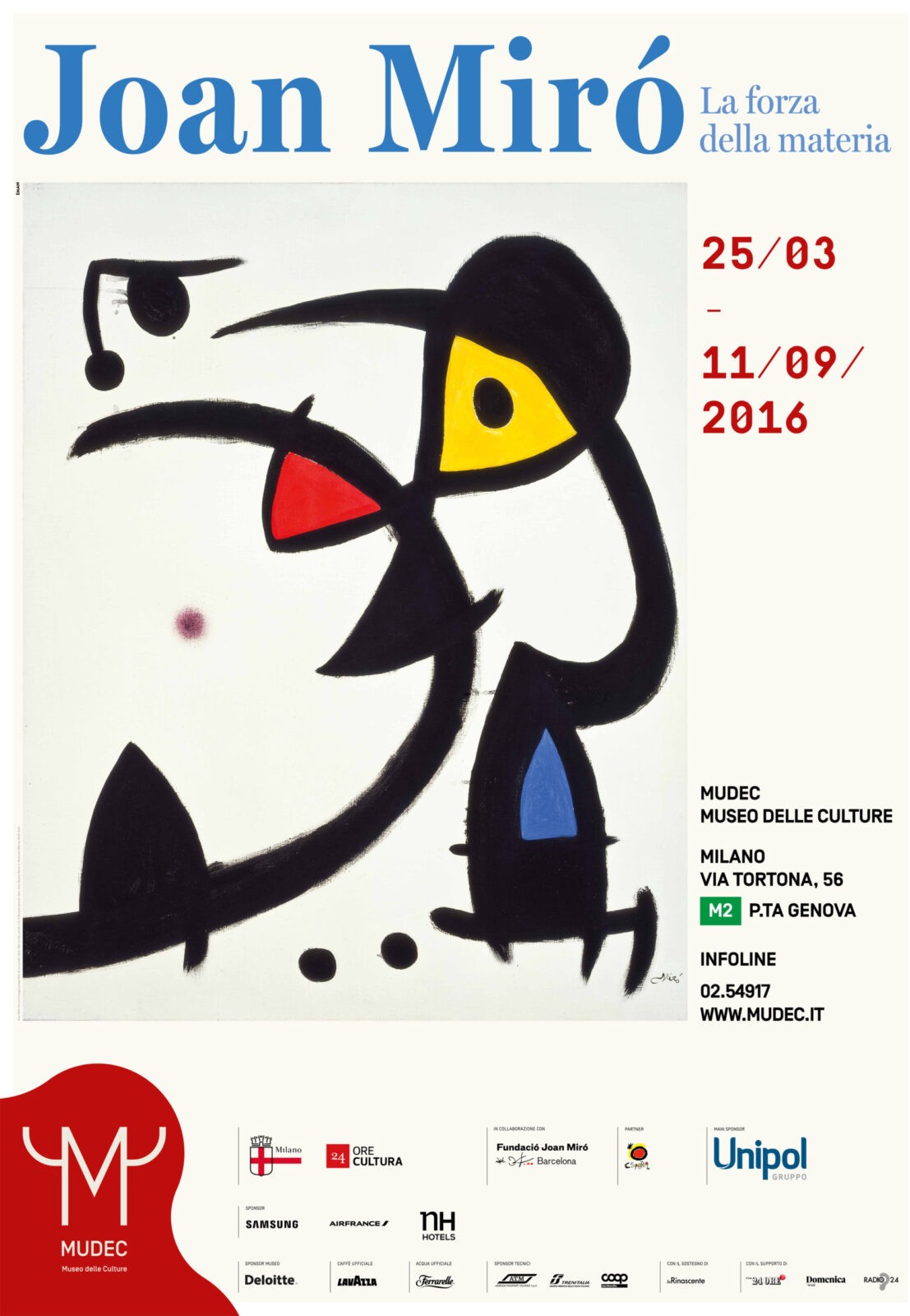 Joan Mirò. La forza della materia