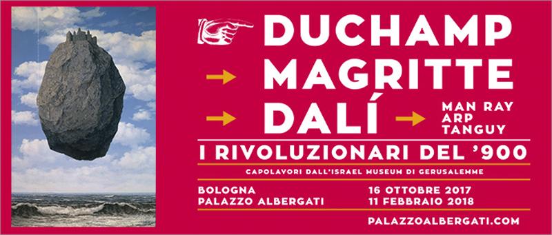 Duchamp, Magritte, Dalì