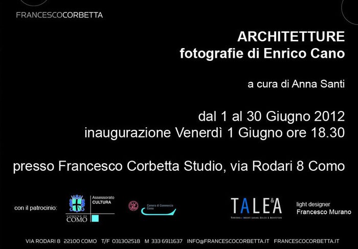 Architetture. Fotografie di Enrico Cano